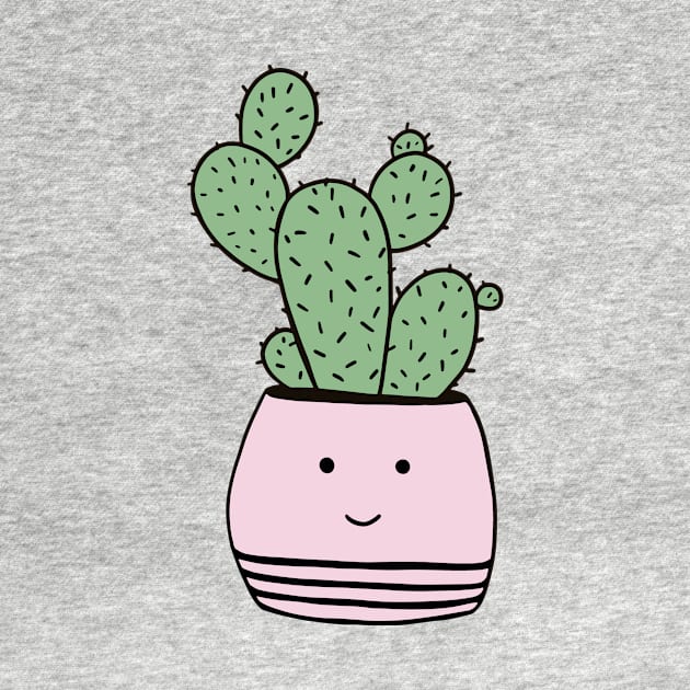 Happy cactus in pot by bigmomentsdesign